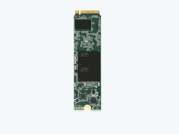 Industrial PCIe® Gen 4 x4  M.2 NVMe 1.4 SSD with onboard DRAM