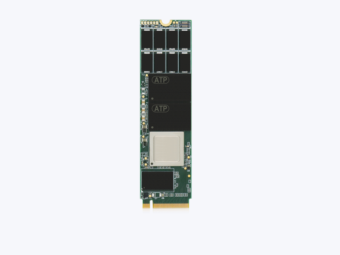 Industrial PCIe® Gen 4 x4  M.2 NVMe 1.4 SSD with onboard DRAM